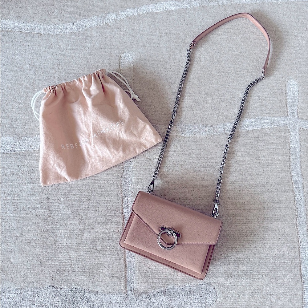 Rebecca Minkoff Tan Crossbody Bag with Structured Design